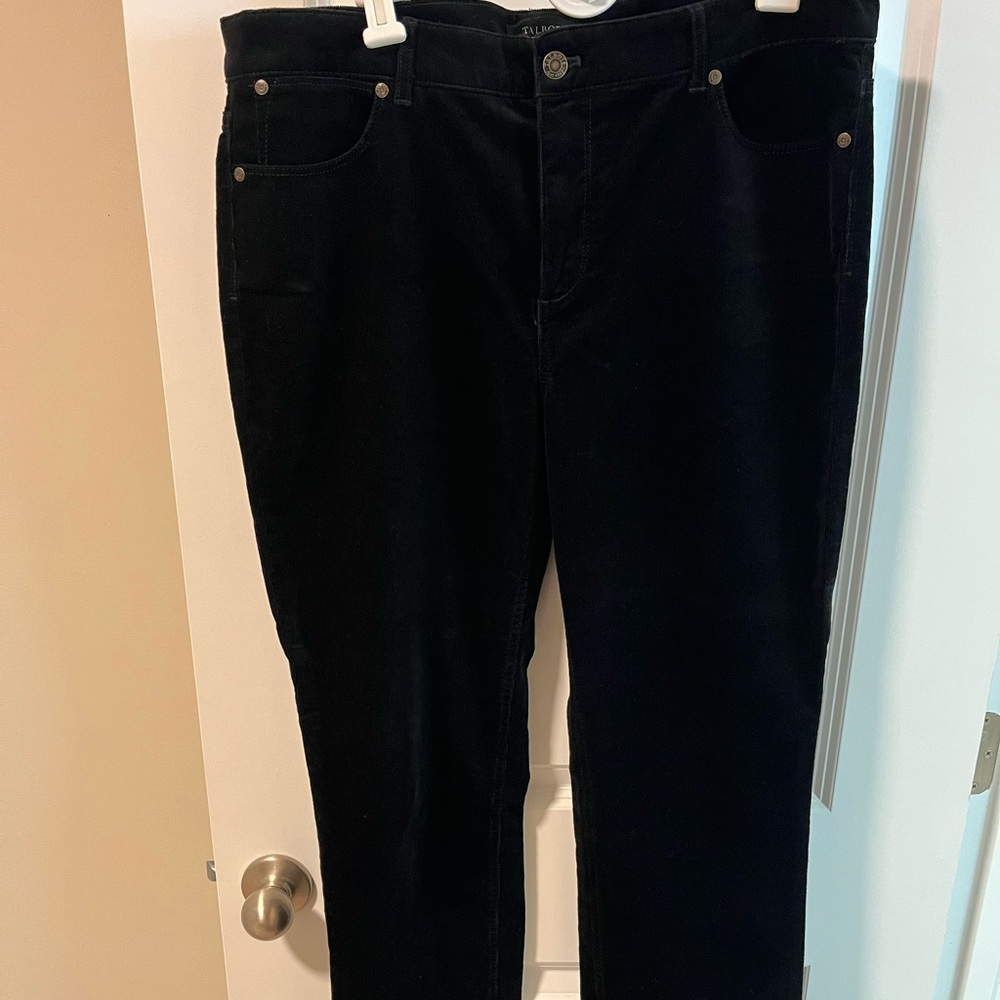 Talbots Black Corduroy Trousers